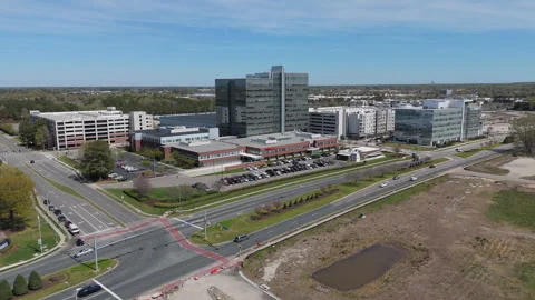 Summit Pointe Chesapeake VA Aerial Dollar Tree HQ Urban Development 스톡 동영상 333568820