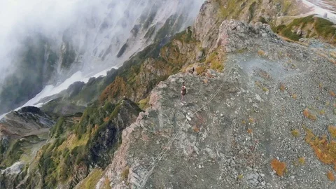 Summit Spin Stock Footage 97813413