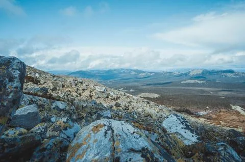 Summit of Yamantau Stock Photos