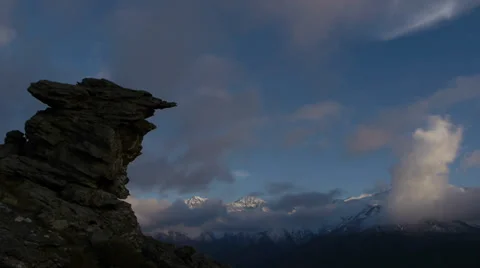 Summits of Sierra Nevada Stock Footage 37246261