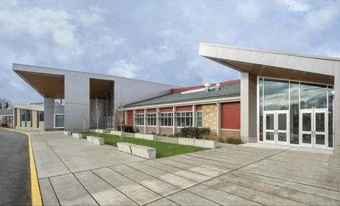 Sumner Middle School, Sumner, WA Stock Photos