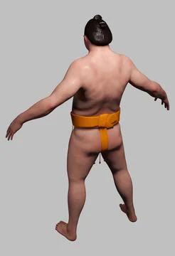 Sumo Wrestler 3D Model