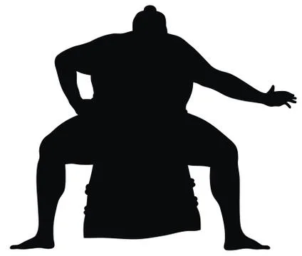 Sumo wrestler Stock Illustration