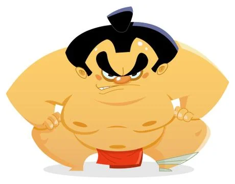 Sumo wrestler Stock Illustration
