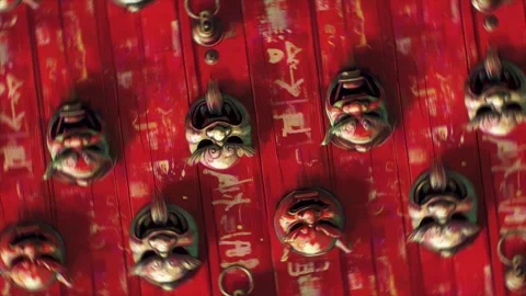 Sumptuous Knocker Rotation Motion Stock Footage 306462225