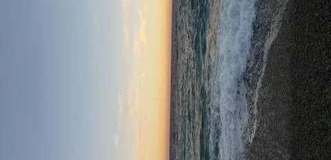 Sumset on the sea Stock Photos