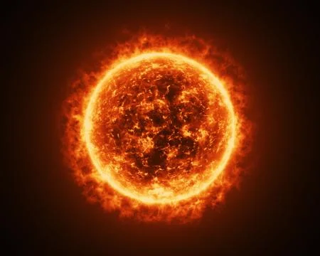 Sun 3D Illustration Stock Illustration