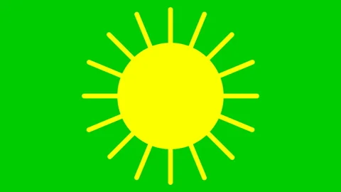 Sun 4 green Stock Footage 137519687
