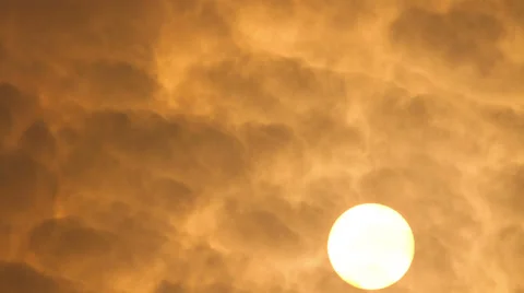 Sun @ 400mm Stock Footage 30257492