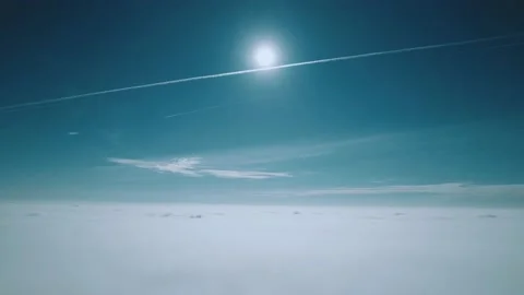 The sun is above the clouds Stock Footage 162111203