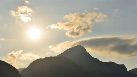 The sun is above. Stock Footage 74183318