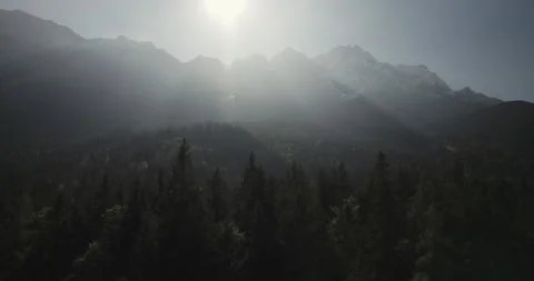 Sun above the Zugspitze Stock Footage 164957837