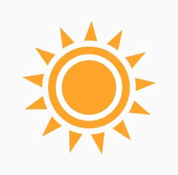 Sun abstract icon. Vector illustration. Stock Illustration