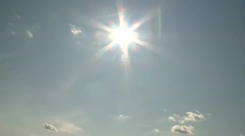 Sun across the Sky Stock Footage