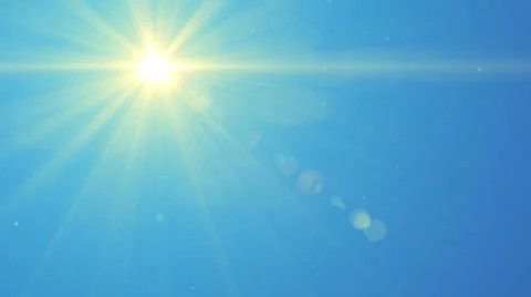 Sun across the sky Stock Footage 33465524