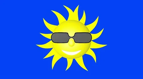 Sun. Alpha matte Stock Footage 11249310