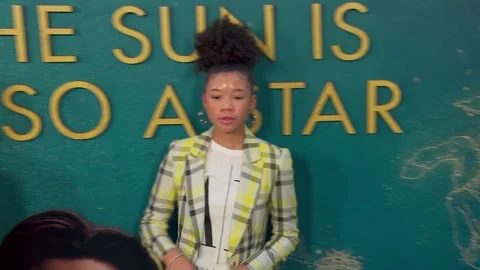 The Sun Is Also A Star Premiere, Los Angeles - 13 May 2019 Stock Footage 205467460