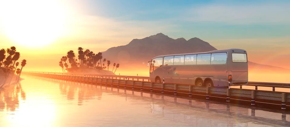 Sun and beach Stock Illustration