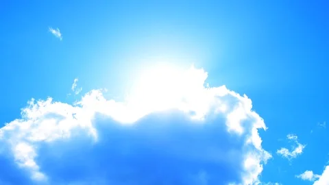 The sun and blue sky Stock Footage 108248764