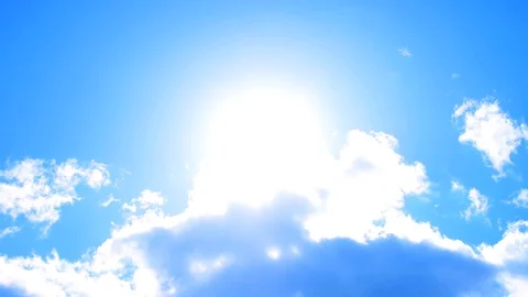 The sun and blue sky Stock Footage 108248793