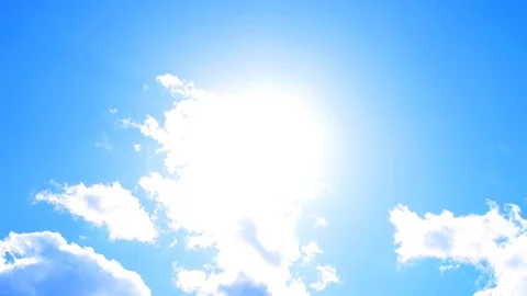 The sun and blue sky Stock Footage 108248803