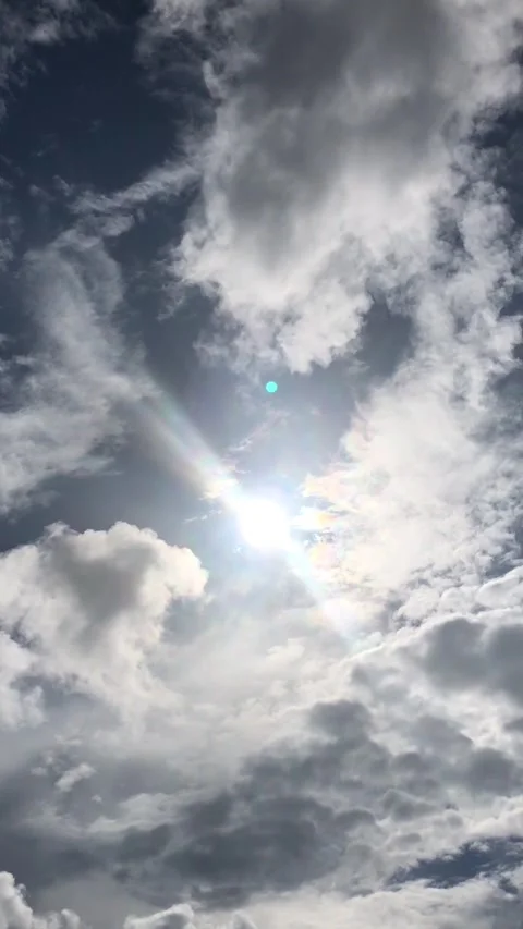 Sun and clouds and wind Stock Footage 211486754