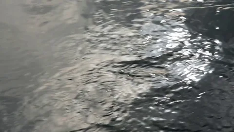 The sun and the clouds are reflected in the waters of the river on an autumn day Stock Footage 83898878