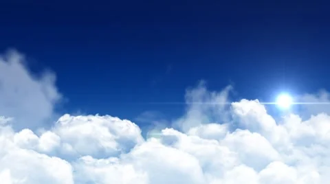 Sun and Clouds Stock Footage 8678715
