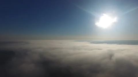 Sun and clouds Stock Footage 56304507