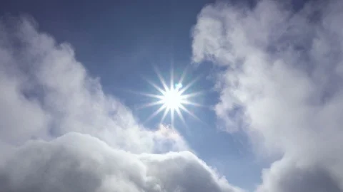 Sun and Clouds 스톡 동영상 86190602