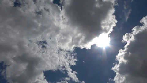 Sun and clouds Stock Footage 111642190