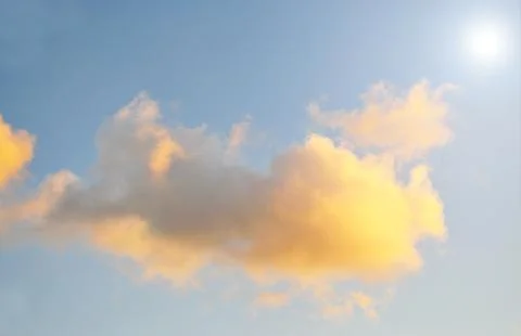 Sun and clouds Stock Photos