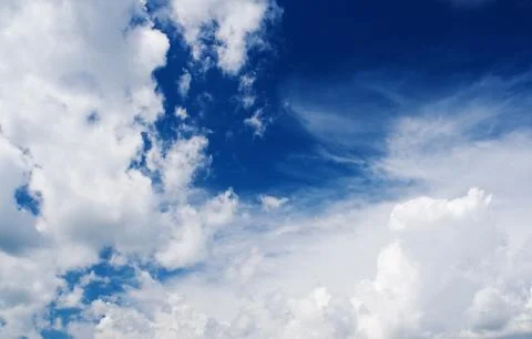 Sun and clouds Stock Photos