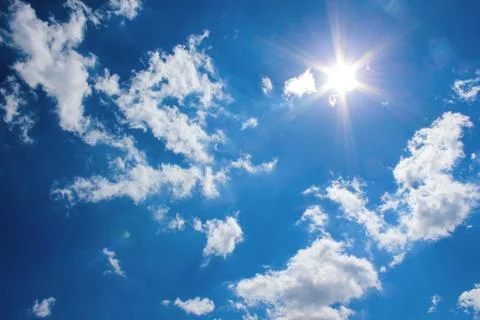 Sun and Clouds Foto stock