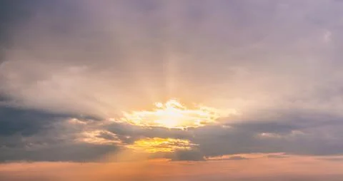 Sun And Clouds Stock Photos