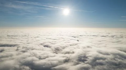 Sun and clouds 写真素材