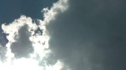Sun And Clouds Time Lapse Video stock 7365728