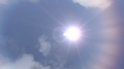 Sun and Clouds Time Lapse Stock Footage 159106652