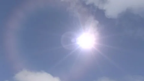 Sun and Clouds Time Lapse Stock Footage 159106673