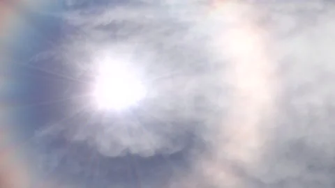Sun and Clouds Time Lapse Stock Footage 159106899