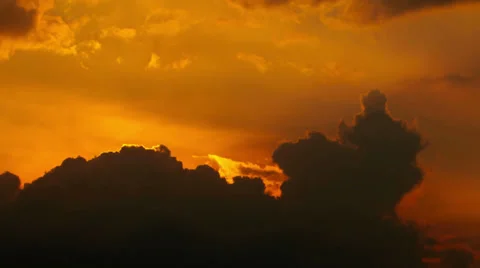 Sun and clouds - timelapse. 4K. FULL HD, 4096x2304. Stock Footage 34791698