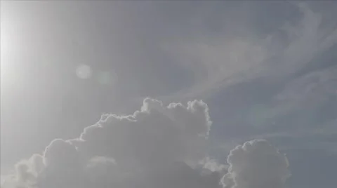 Sun and clouds Timelapse Stock Footage 45012012