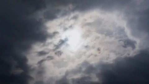 Sun and clouds timelapse Stock Footage 84473399