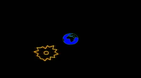 Sun and Earth (20130019) Stock Footage 20463538