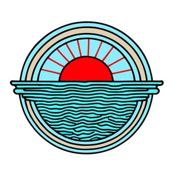 Sun and Earth 4 Illustrazione stock