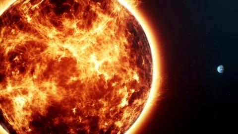 Sun And Earth Stock Footage 281819634