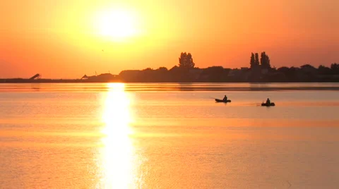 Sun and Gold Reflection  Stock Footage 959203