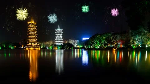 Sun and Moon II Stock Footage 131689730