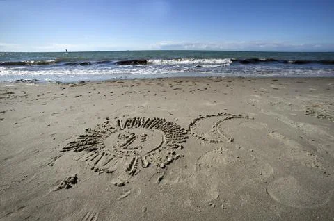 Sun and moon Stock Photos