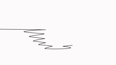 Sun and ocean landscape continuous one line art drawing animation. Stock Footage 284834048